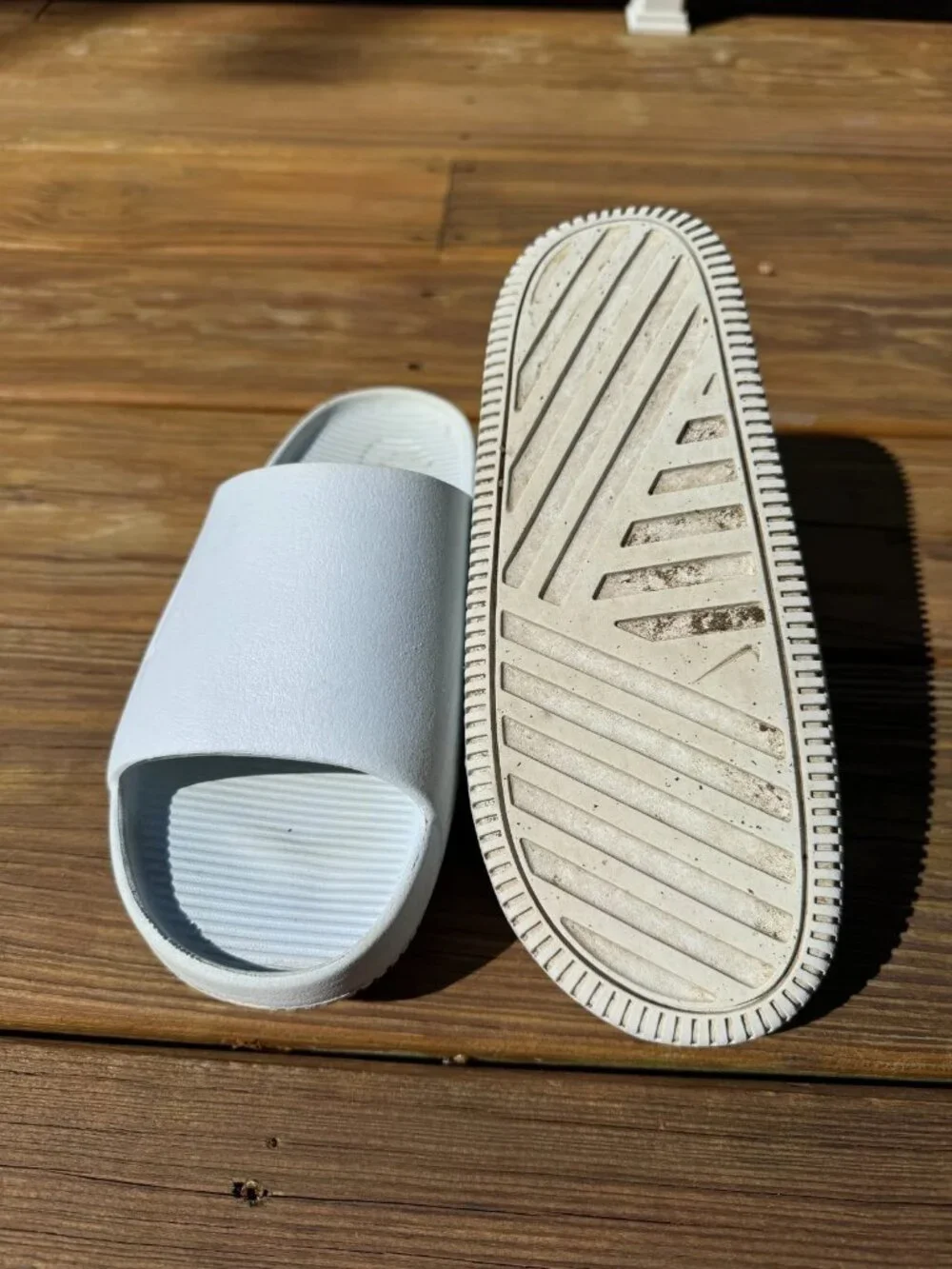 Nike Calm Slides in Sky Blue Mens 5/Womens 6